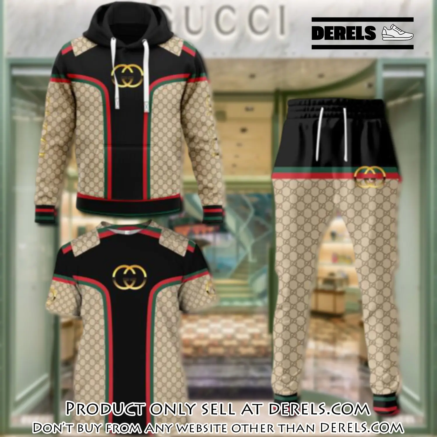 Gucci luxury brand combo tshirt hoodie long pants set trending 24 outfit sport lcs1027 dr2017147